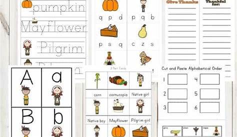 printable worksheets for thanksgiving