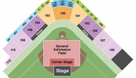 SRP Park Seating Chart And Seat Maps - Augusta
