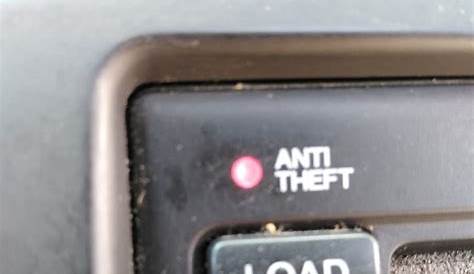 honda accord anti theft radio code