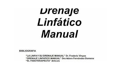 Libros en PDF de Kinesiología y Fisioterapia: Drenaje Linfático Manual