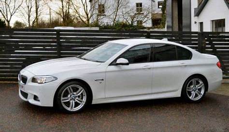 2014 14 BMW 5 SERIES 2.0 520D M SPORT 4D AUTO 181 BHP LCI ALPINE WHITE