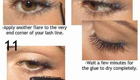 Step by Step: How to Apply Individual Flare Lashes!