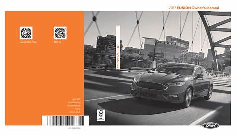 2009 ford fusion owners manual