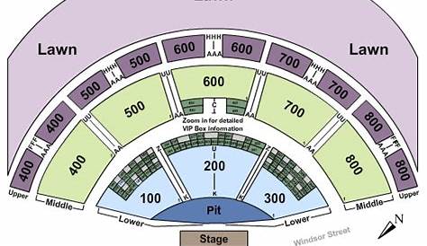 hartford xfinity theatre seating chart