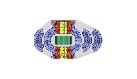 Bryant Denny stadium seating chart | Roll Tide Pride | Alabama football
