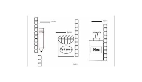 measuring with cubes worksheet