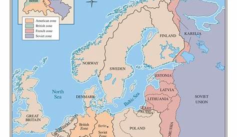 #170 Europe After World War II - The Map Shop