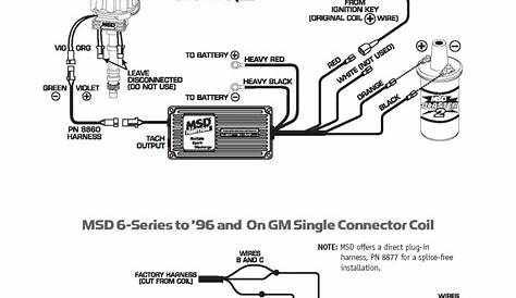 Msd Digital 6Al Wiring Diagram - Cadician's Blog