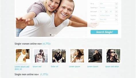 Dating PSD Template #56735 | Online dating profile, Dating, Dating profile