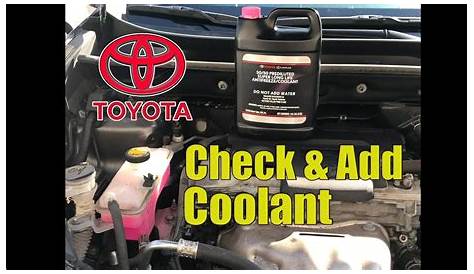 How to Check & Add Coolant Level in Toyota Rav4 2013-2016 - YouTube