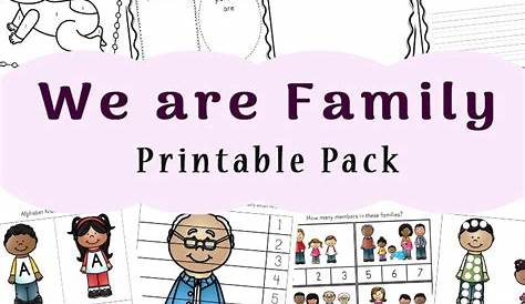 Family Matching Printable Family Worksheet For Grade 1 – Kidsworksheetfun