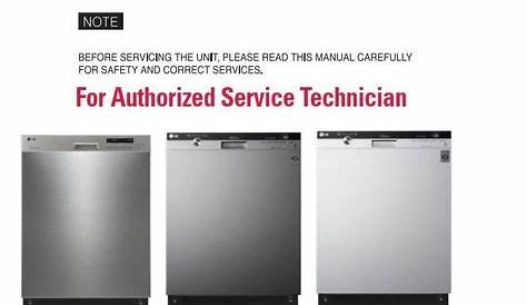 lg dishwasher 3850dd3006a manual