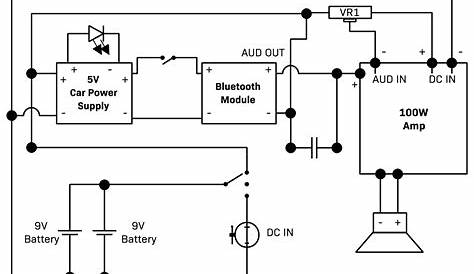 bluetooth speakers circuit diagram