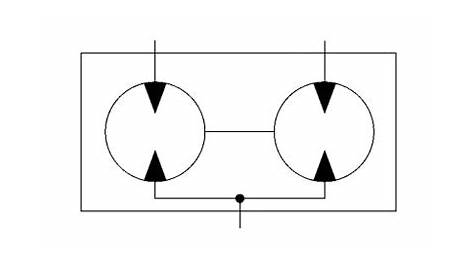 hydraulic flow divider schematic
