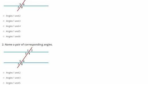 31 Angles Formed By Parallel Lines Worksheet Answers - support worksheet