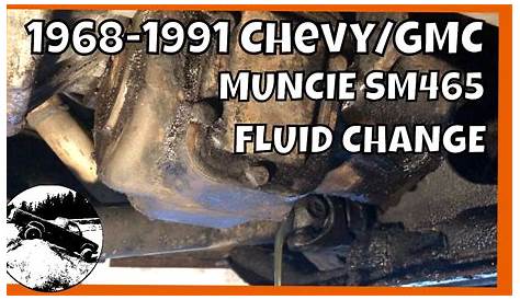 How To Change Manual Transmission Fluid 1968-1991 Chevy & GMC Pickup