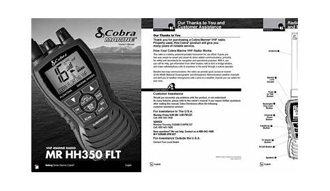 COBRA MARINE MR HH350 FLT OWNER'S MANUAL Pdf Download | ManualsLib