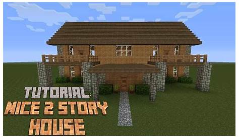 Minecraft - How to build a Nice 2 Story House (Version 2) - Tutorial