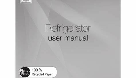 SAMSUNG REFRIGERATOR USER MANUAL Pdf Download | ManualsLib