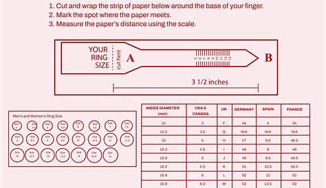 Old Navy Ring Size Chart in PDF - Download | Template.net