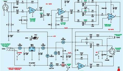 balanced dynamic microphone circuit diagram