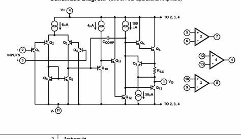 LM2902N Datasheet, LM2902N PDF, Pinouts, Circuit - Intersil