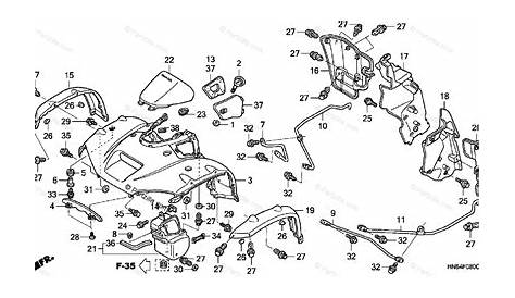 2003 honda rincon 650 parts diagram