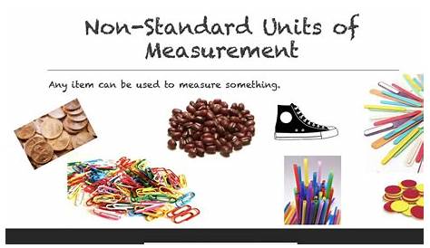 measuring with non standard units