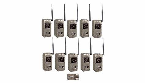 Cuddeback 20MP Dual Flash Trail Camera (10) with CL-Caps and USB Reader