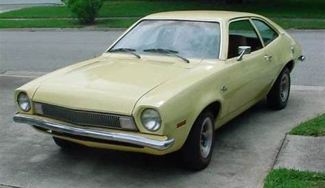 yellow 1979 ford pinto
