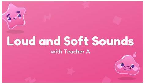 soft and loud sound worksheet