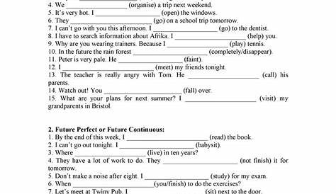 Future tense exercises worksheet - Free ESL printable worksheets made