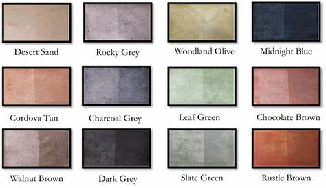 Behr Semi Transparent Concrete Stain Color Chart