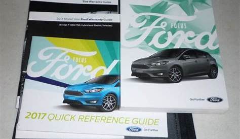 ford focus 2017 manual