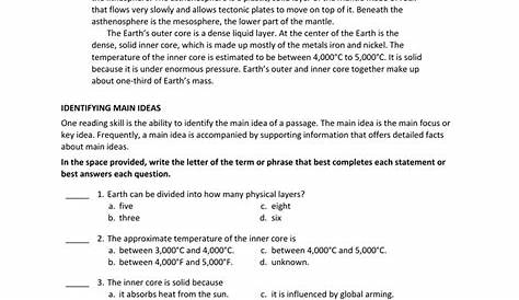 14+ Skills Worksheet Active Reading Answer Key PNG - Reading