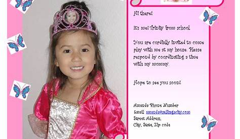 Make Your Own Princess Playdate Invitation