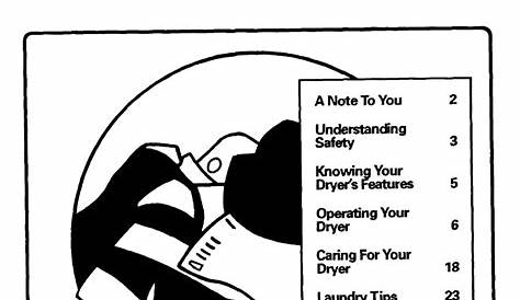 whirlpool estate dryer manual