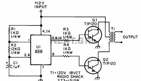 Low-power-inverter | Circuit diagram, Power inverters, Electronics circuit