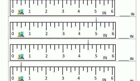 measuring lengths second grade worksheet