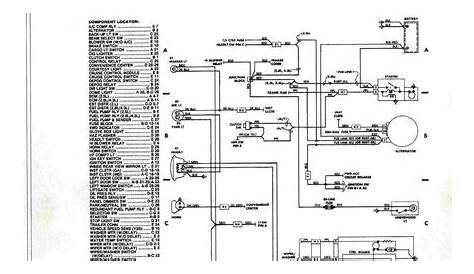 1988 Chevrolet S10 Engine Compartment and Headlights Wiring Diagrams