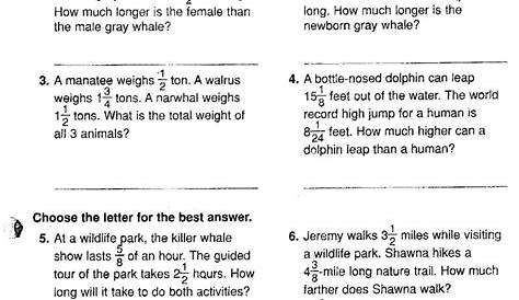 Awesome Integer Word Problems Printable Worksheet 7Th Grade — db-excel.com