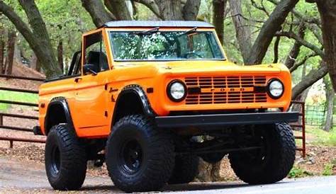 Orange | Trucks, Bronco, Ford bronco