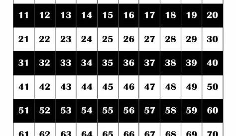 Free Printable Number Chart 1-100 For Kids - Freebie Finding Mom