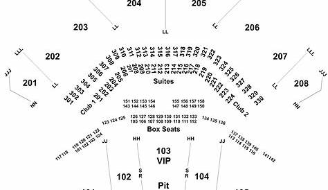 Hollywood Casino Amphitheatre Seating Chart With Seat Numbers - Chart Walls