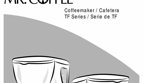 MR. COFFEE 110687 USER MANUAL Pdf Download | ManualsLib