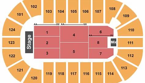 Santander Arena Seating Chart - Reading
