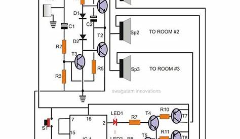2 way intercom circuit diagram