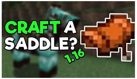 can you still make saddles in minecraft