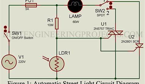 automatic street light circuit
