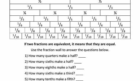 fractions worksheet 4 grade